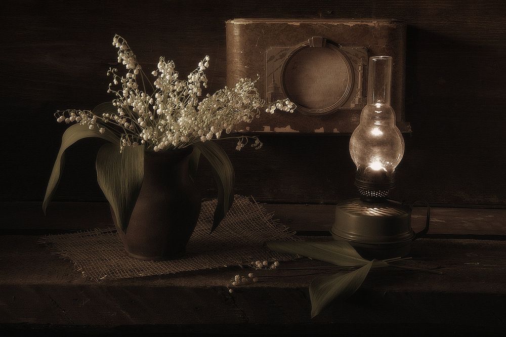 Белый букет