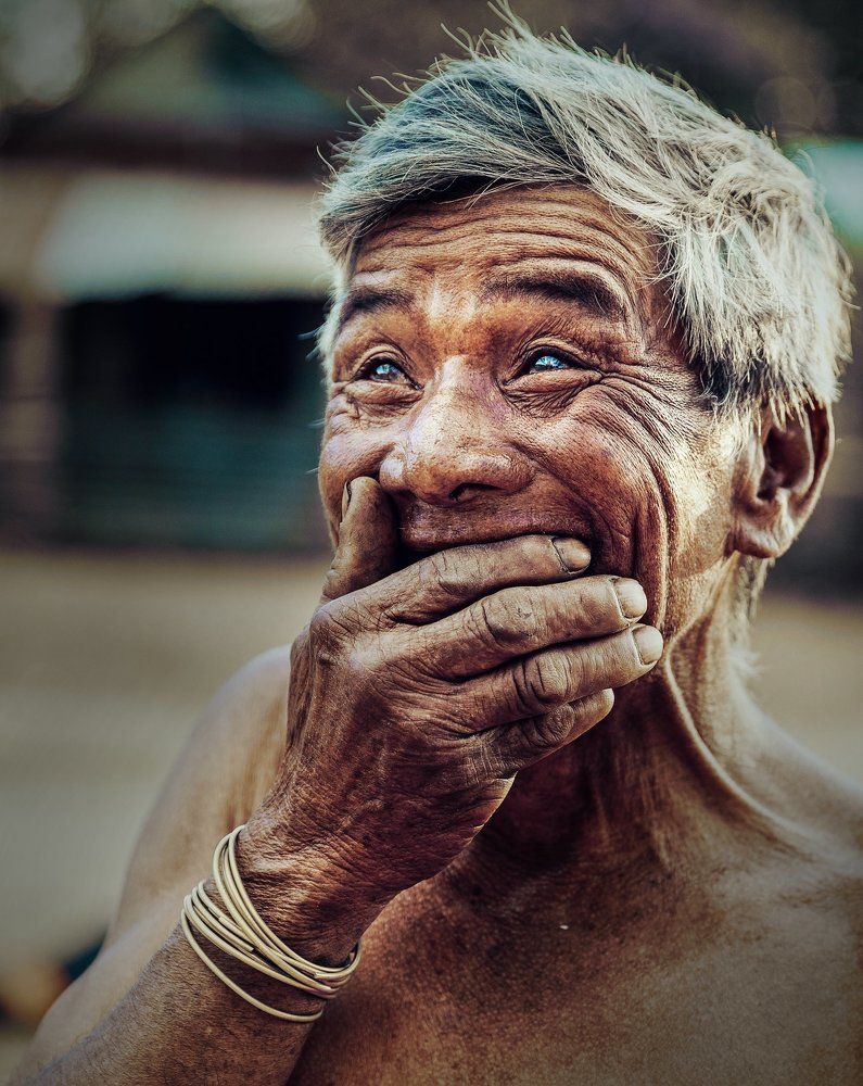 Old man in the mountains