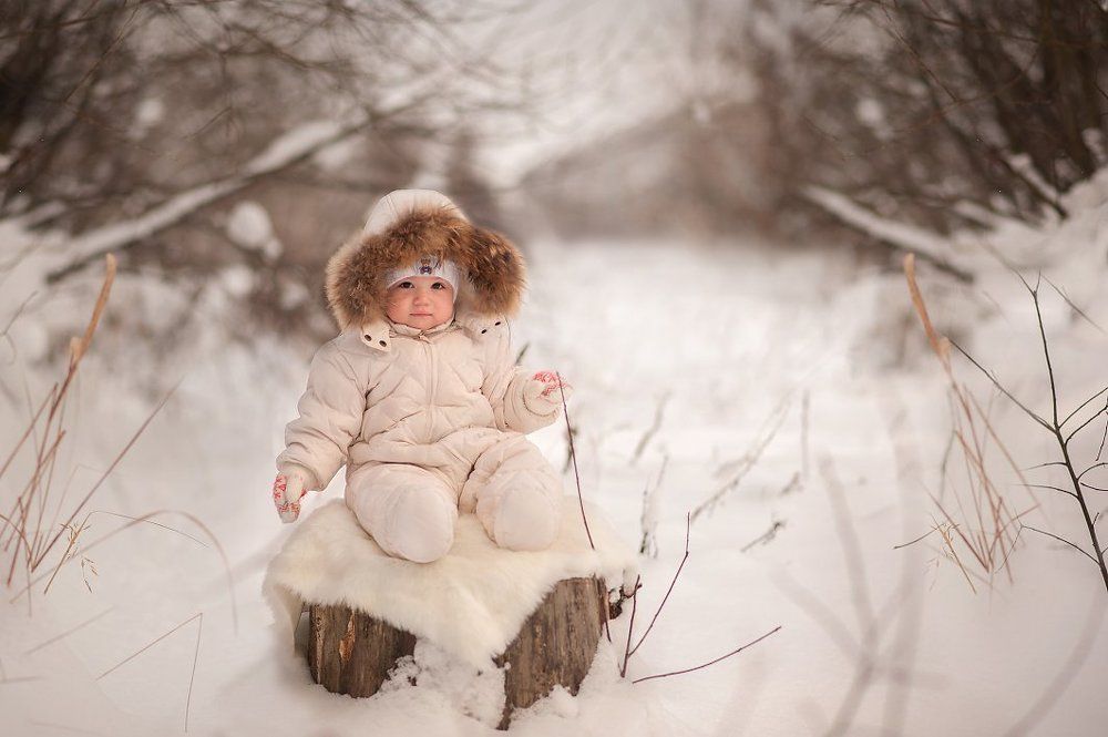 a small child