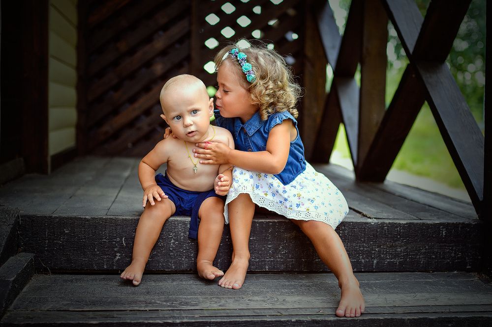 дай поцелую