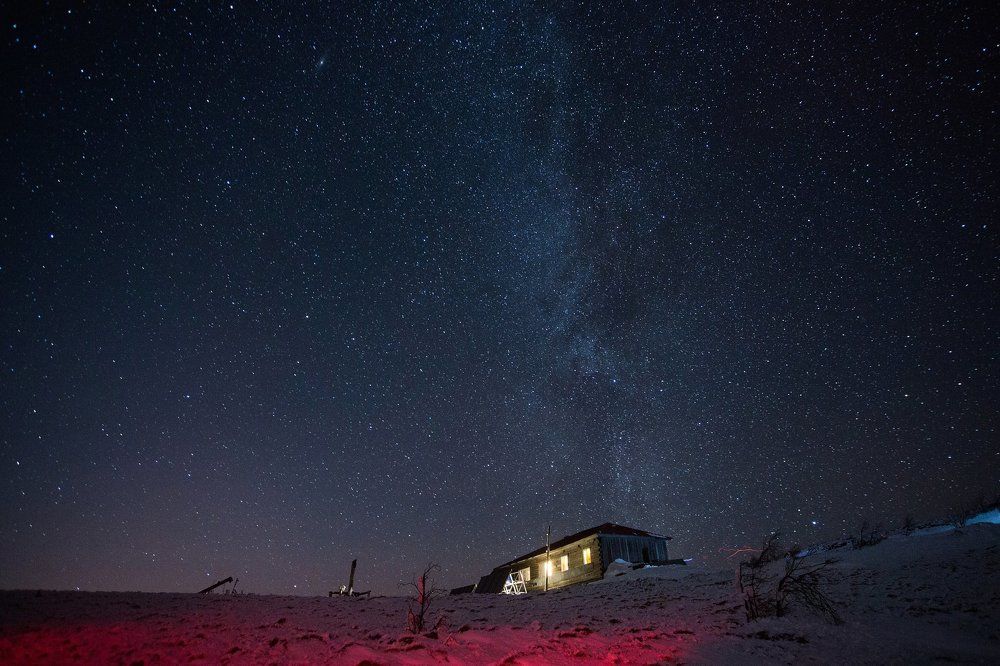 Звездное небо над Метеостанцией