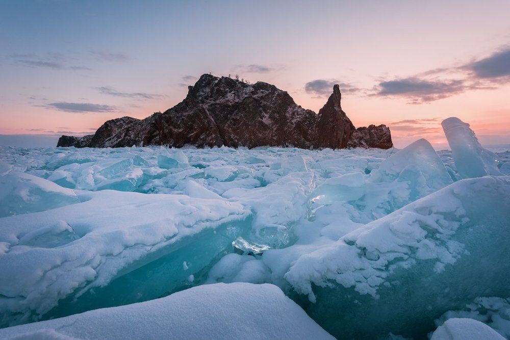 Во льдах Байкала...
