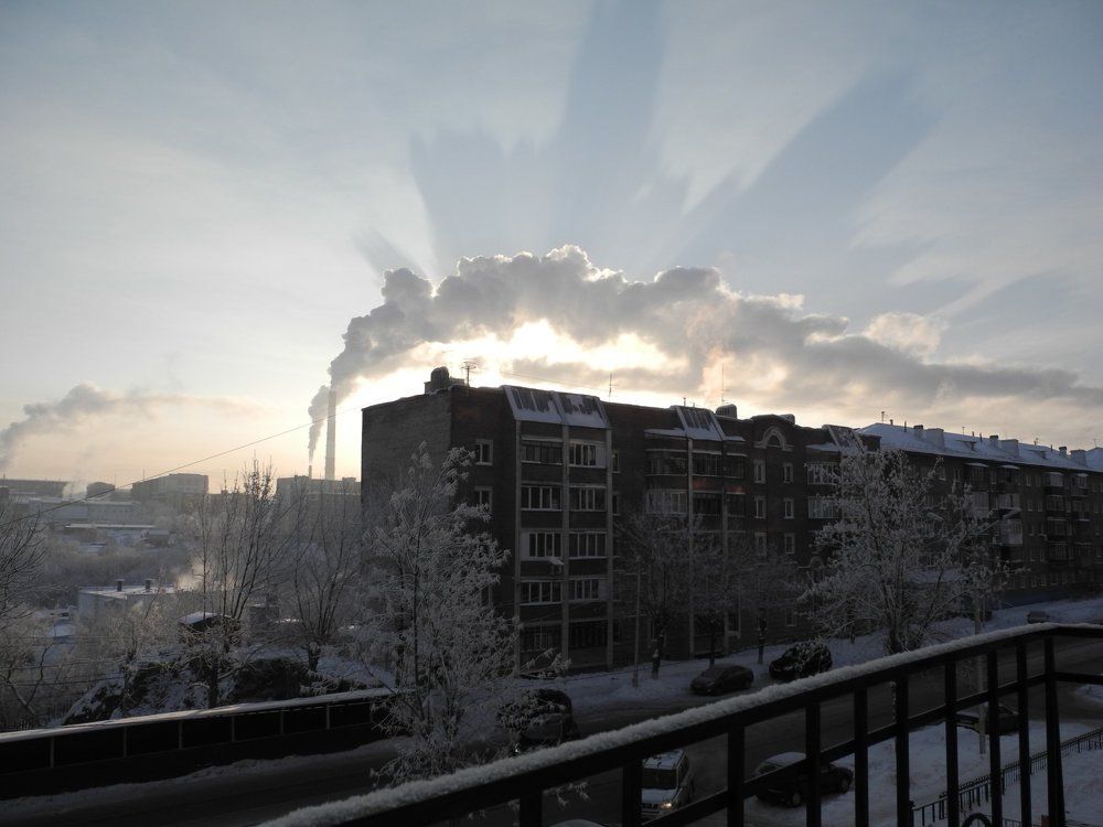 Тень ... в морозный день)