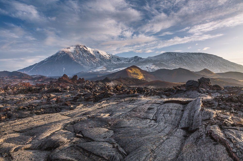 Толбачик на рассвете