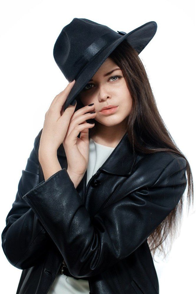 Studio fashion portrait