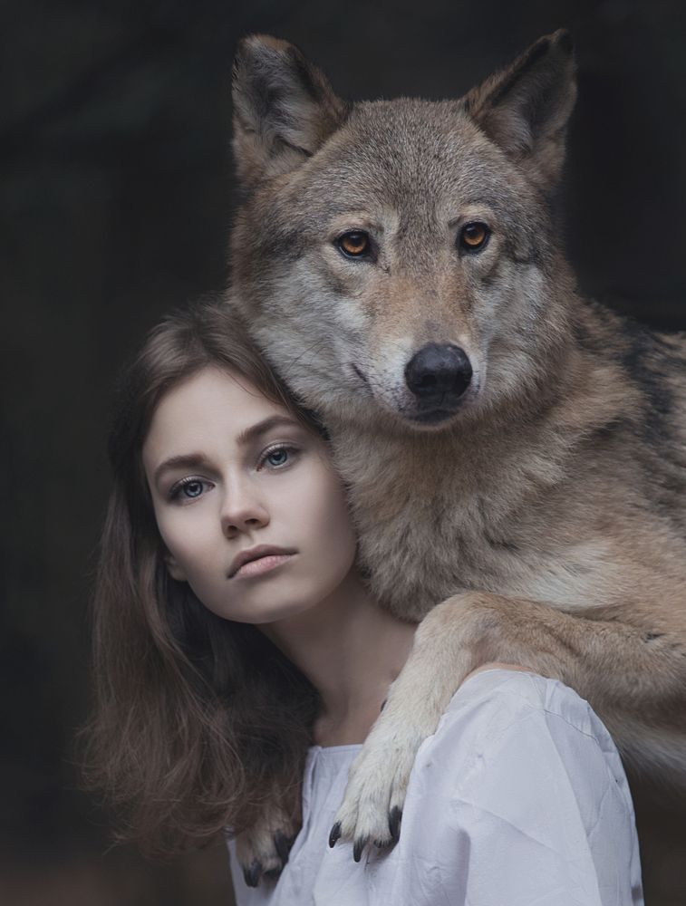 Girl and Wolf