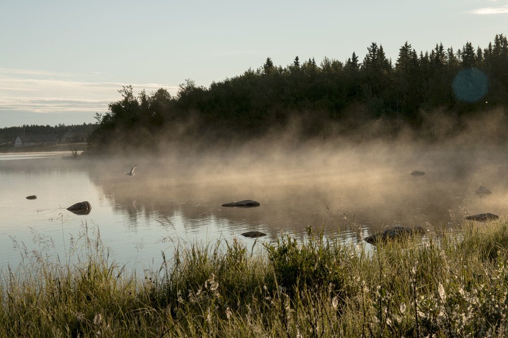 Утренний туман над Святым озером