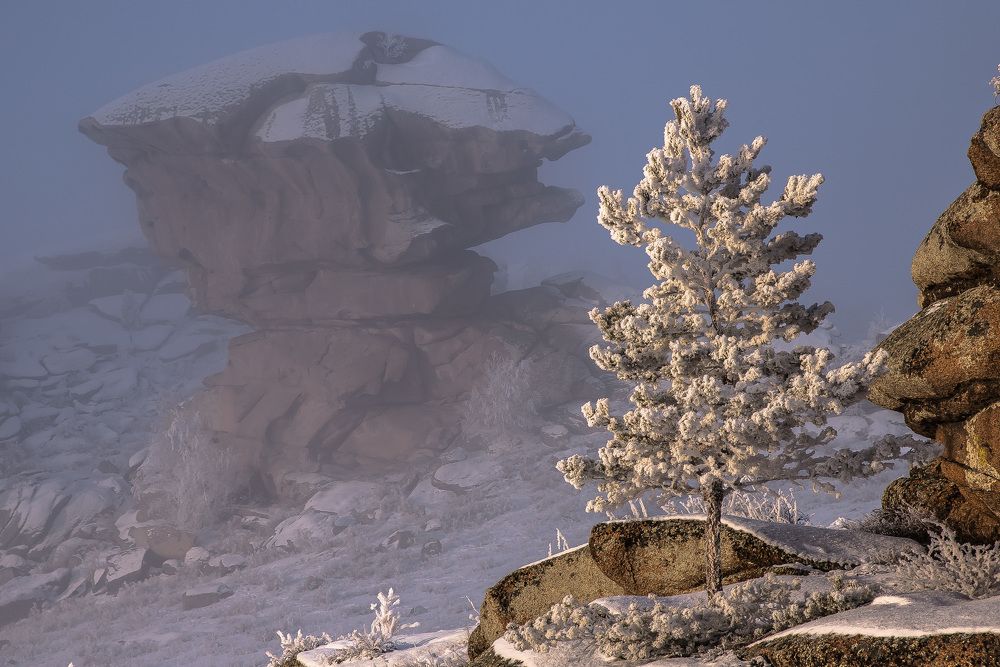 Зима  в  Баянауле