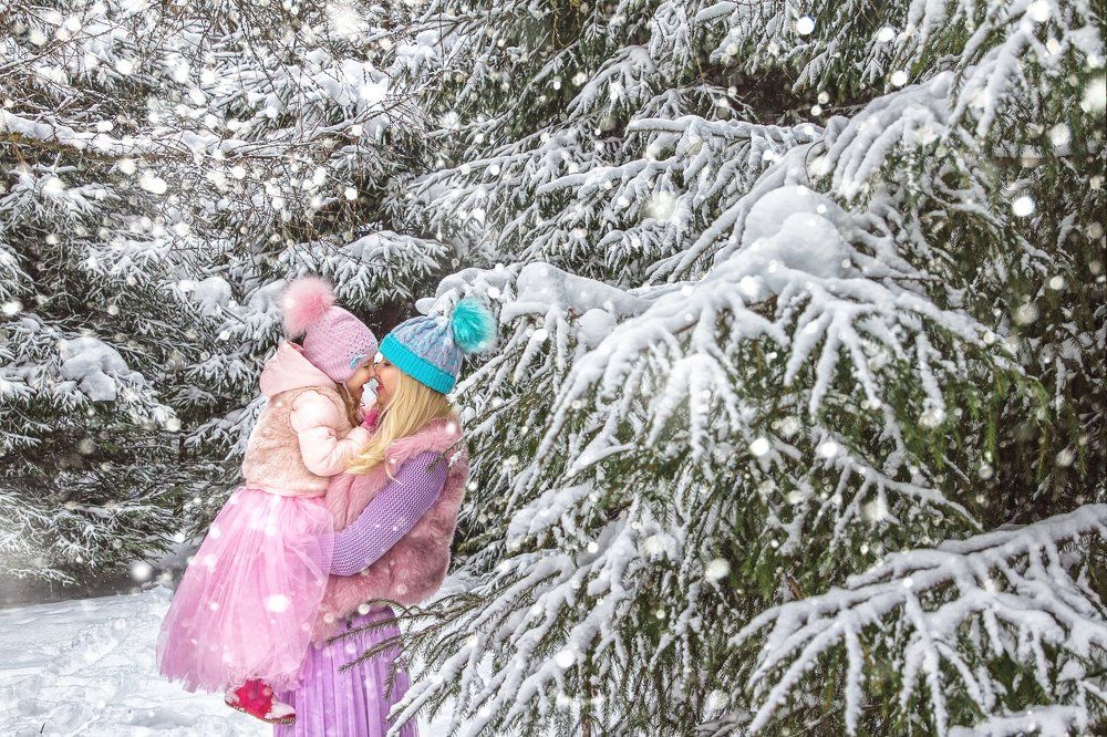 Мама и доченька