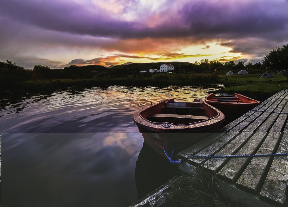 На рассвете