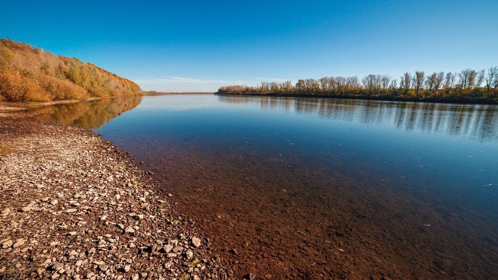 Река Белая в октябре