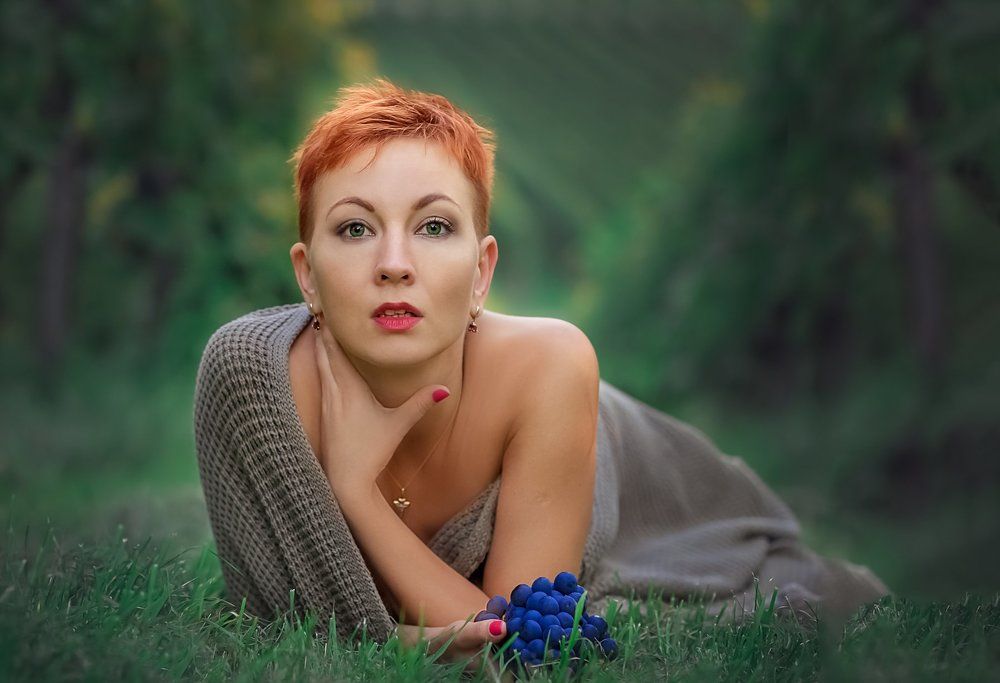 Вечером в винограде