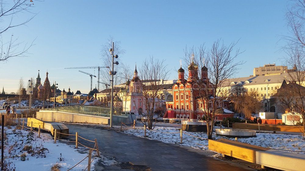 Вид парка Зарядье