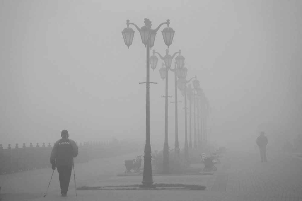 "Россия" на старте.