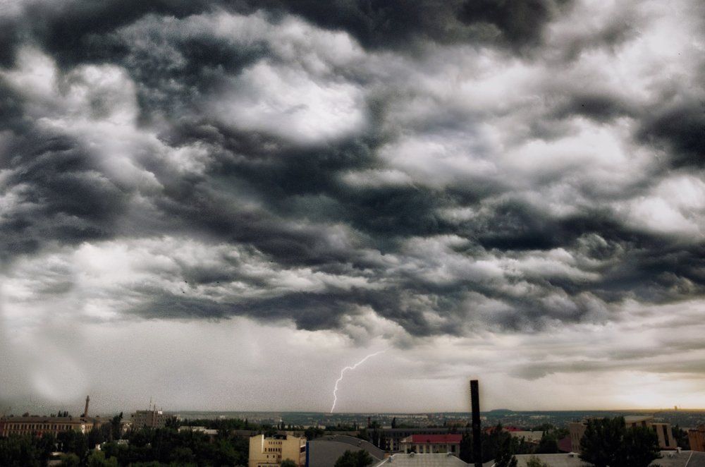 Молния в Луганске