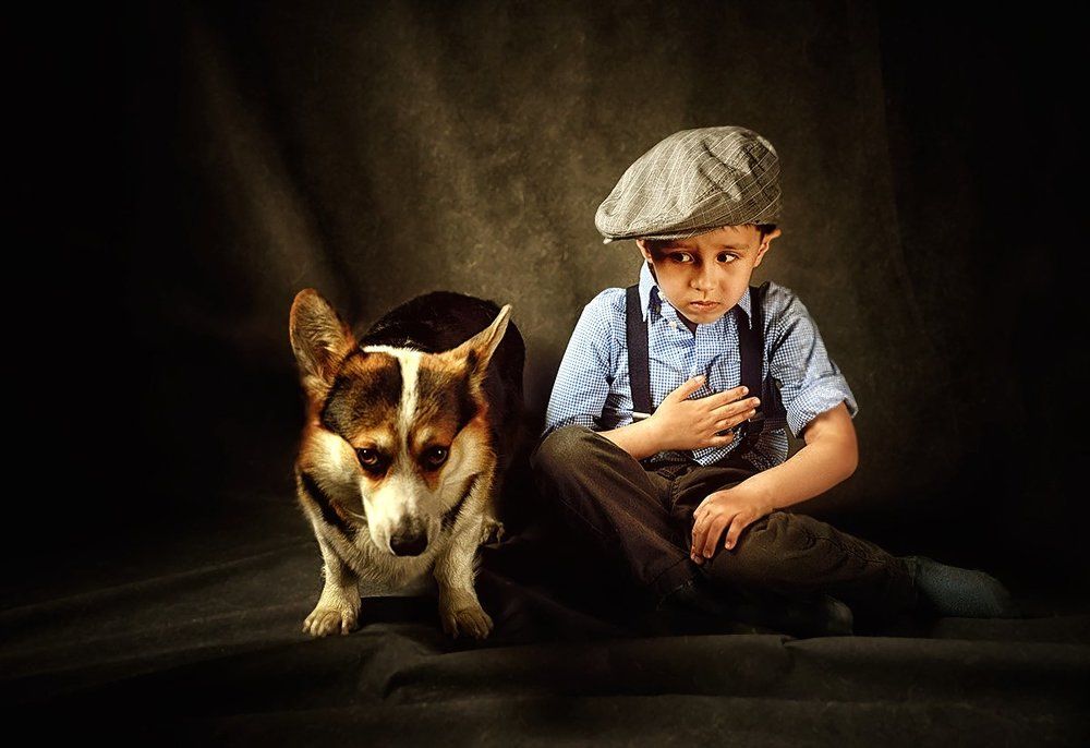 Подружиться удалось не сразу)