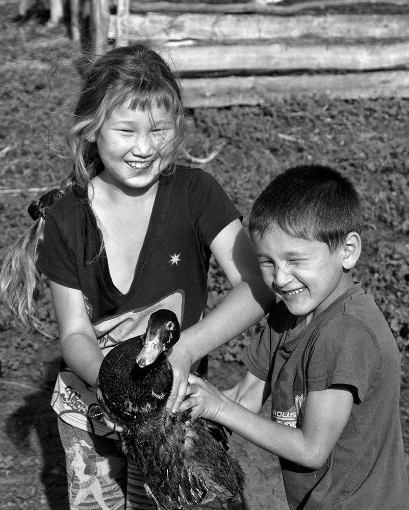 Деревенское детство.