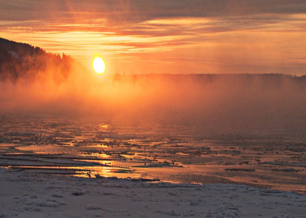 туманный вечер