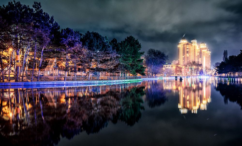 ночной парк