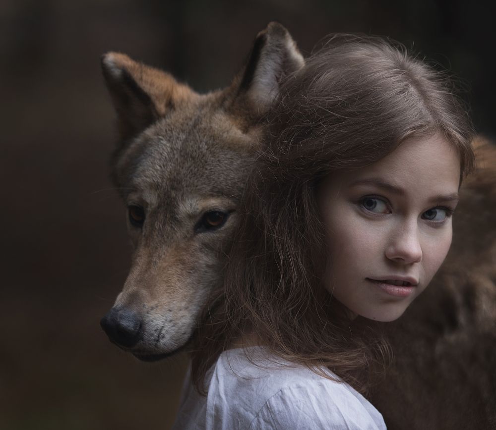 Girl and Wolf