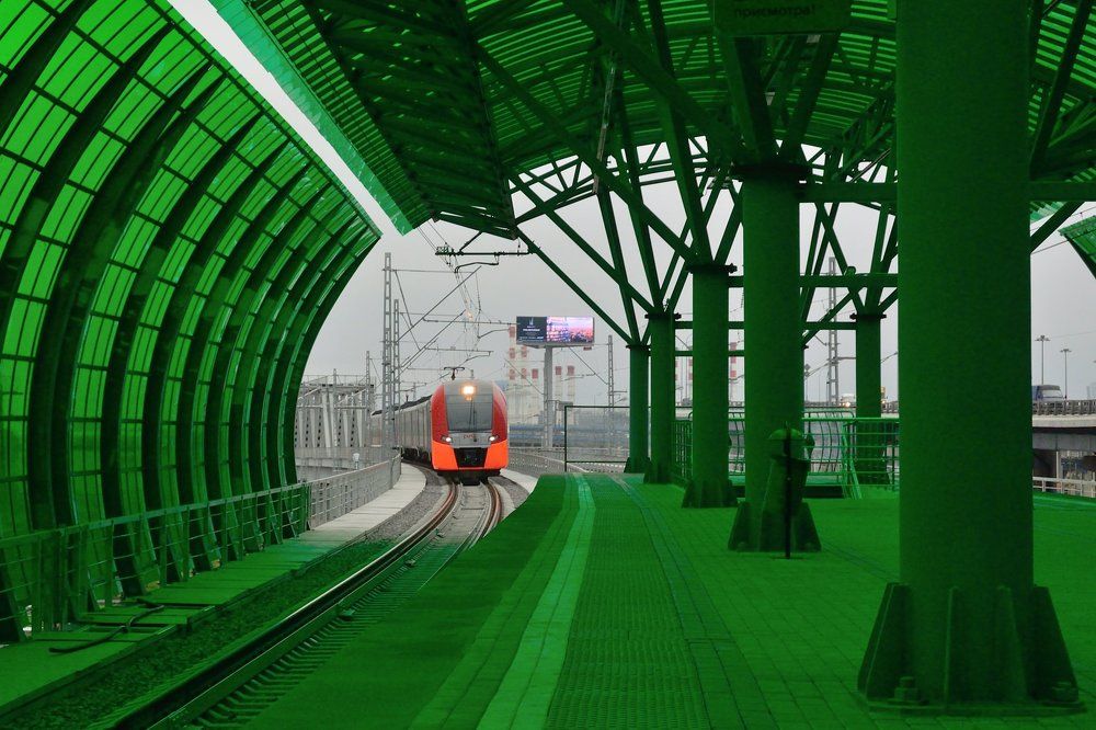 В зеленых тонах