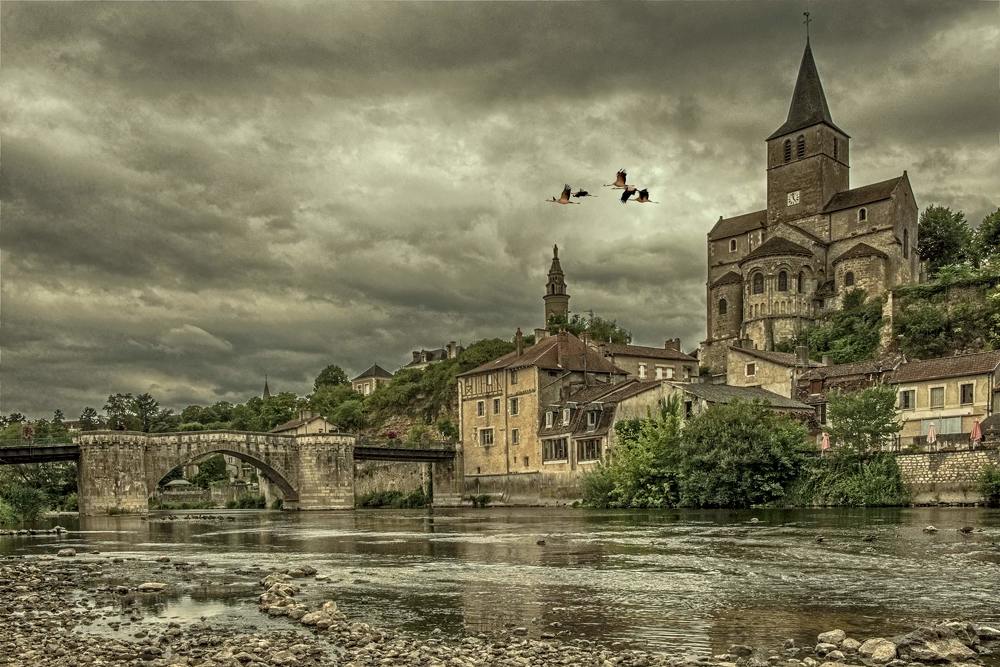 Старинный город