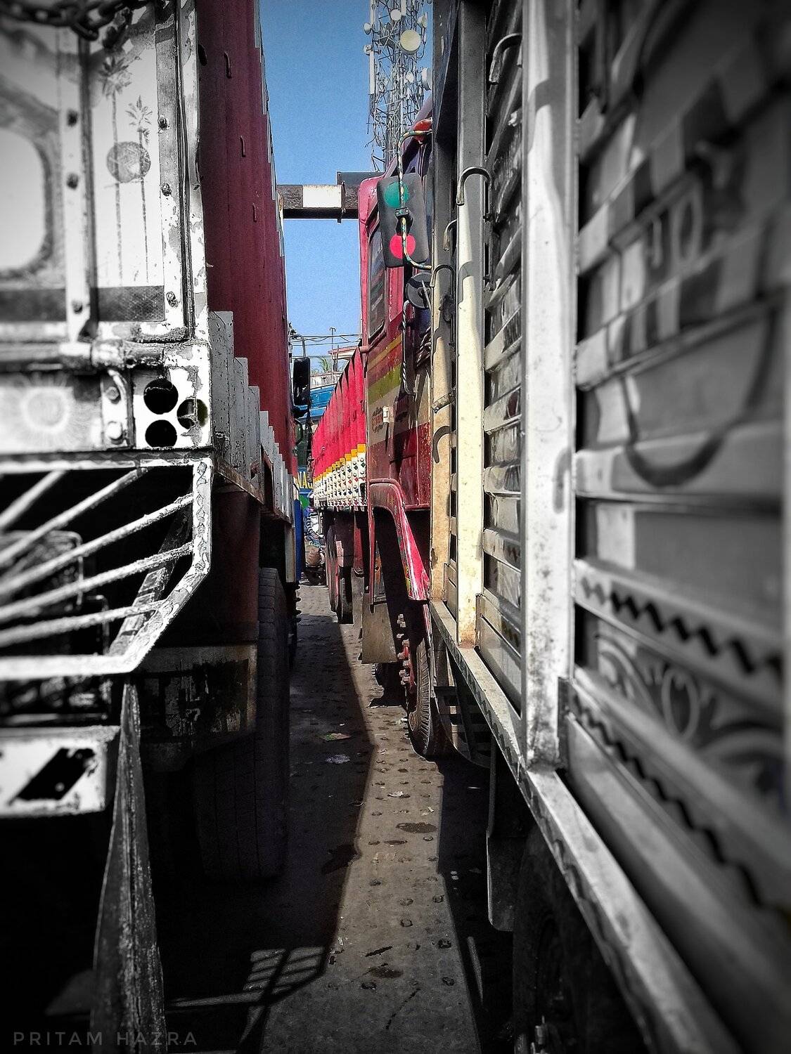 The heavy traffic