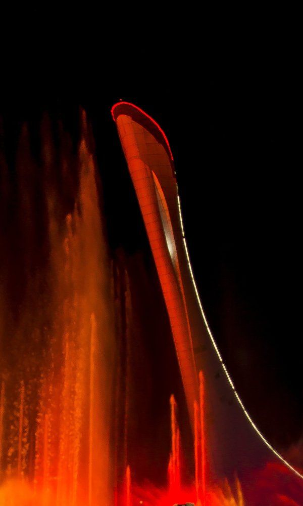 Medals Plaza, поющий фонтан.