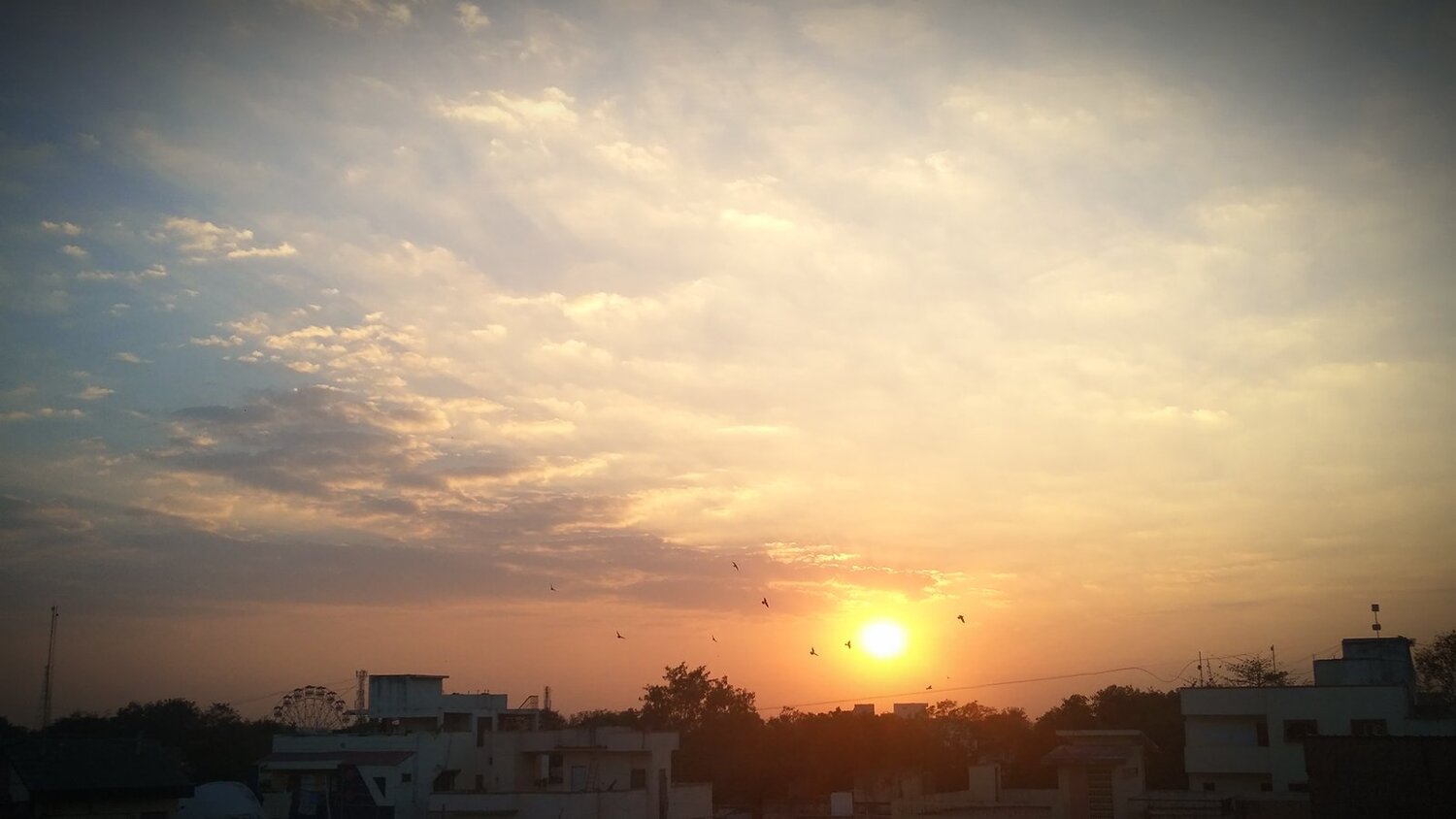Colors Chemistry Of Sky With Sun