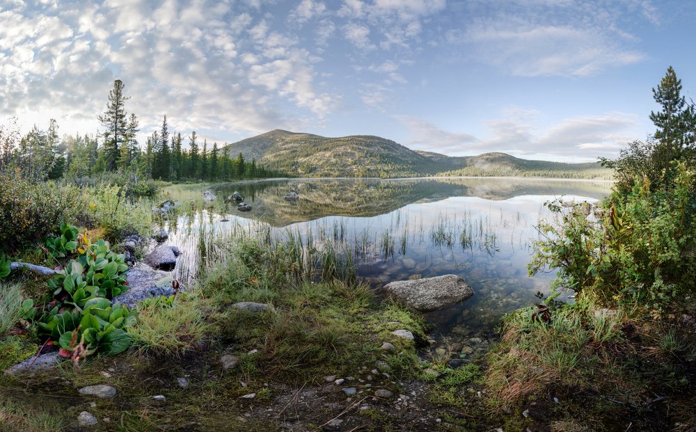 Хакасия, Западный Саян, озеро Маранкуль