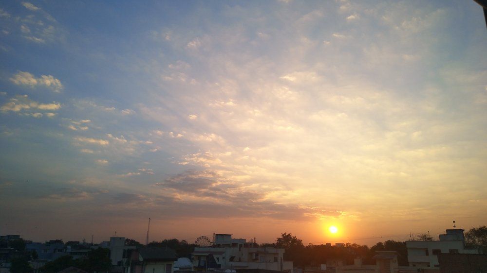 Chemistry Of Sky With Sun