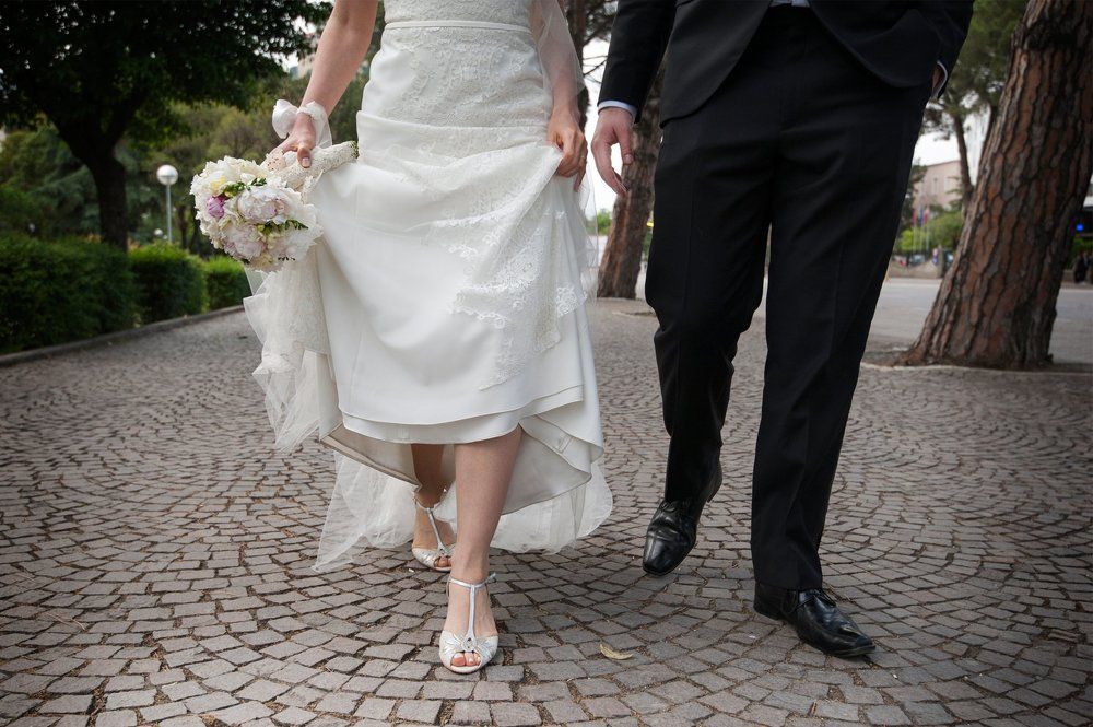 First steps together as Husband and Wife