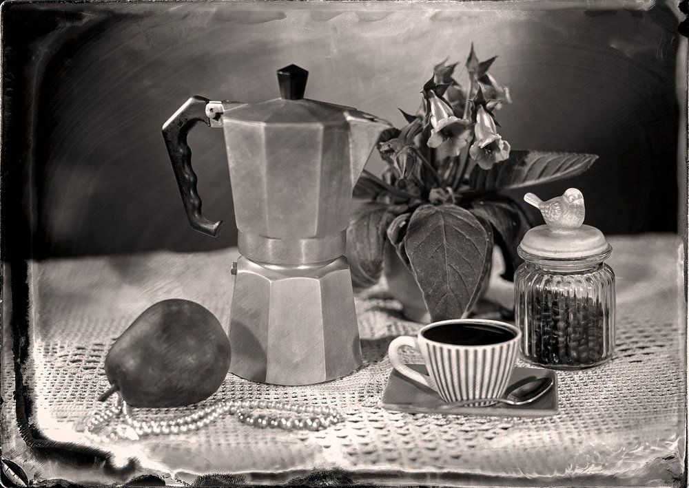 Утренний кофе. РАМОК НЕТ!!! Это АМБРОТИП!!!