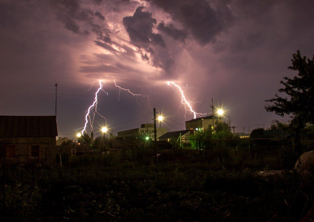Гроза в июле.