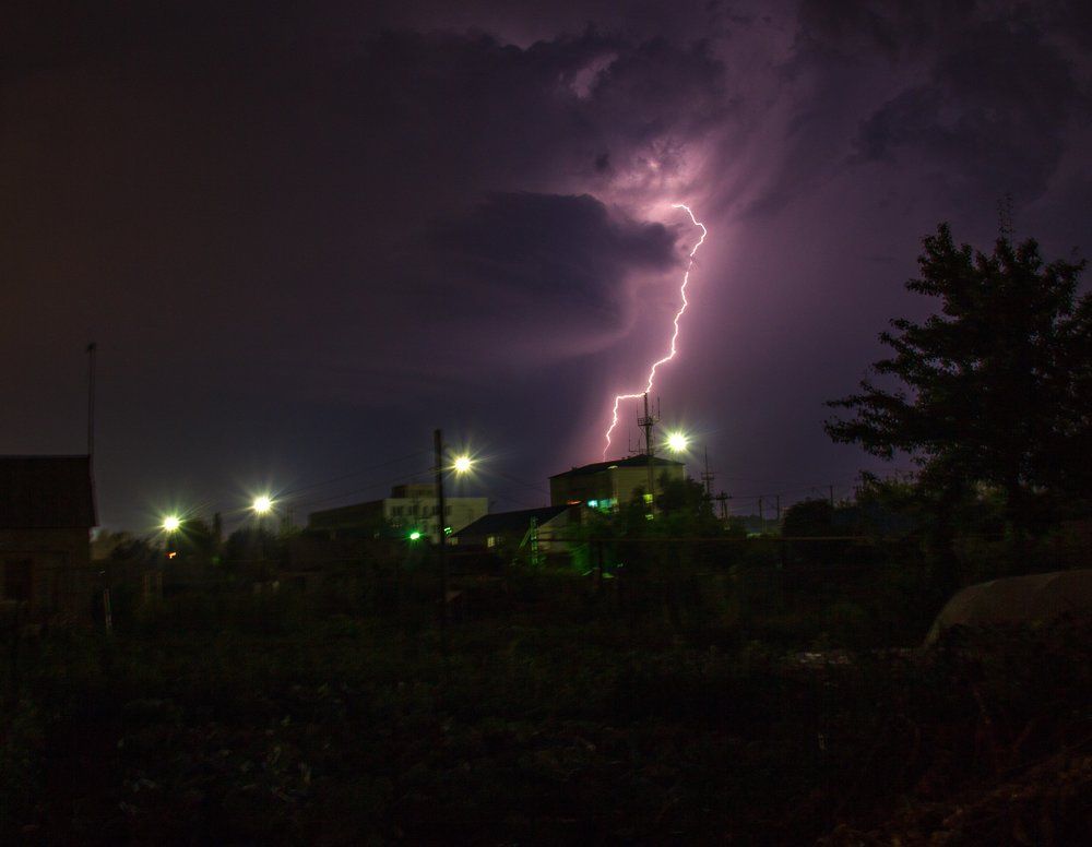 Июльская гроза.