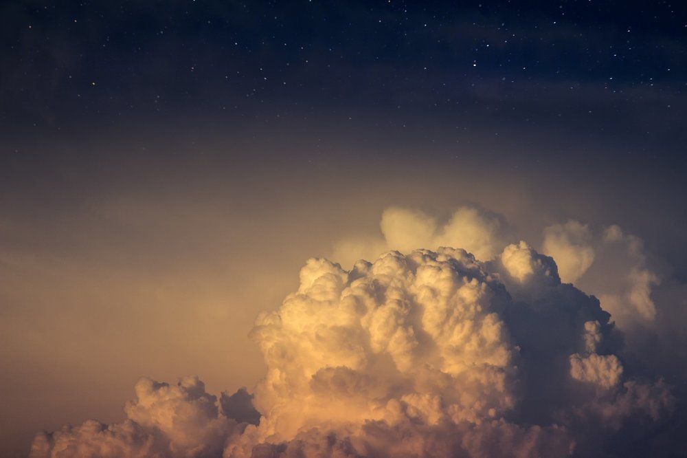 Вечерние облака