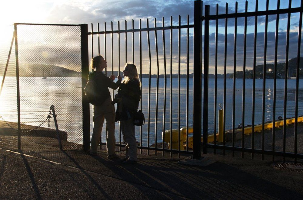 Двое на закате...