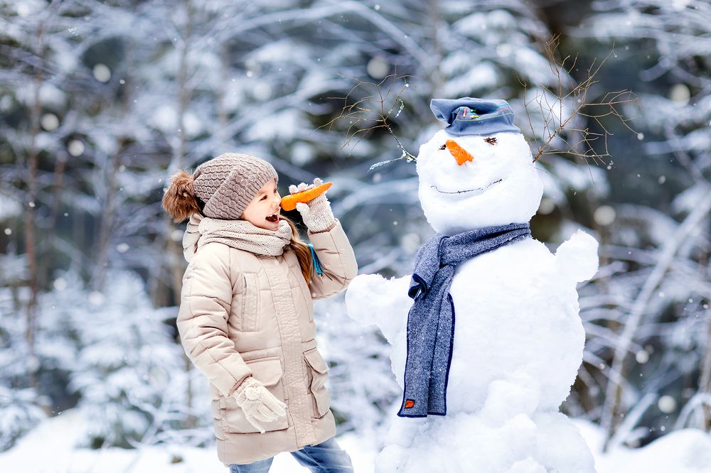 зимнии забавы