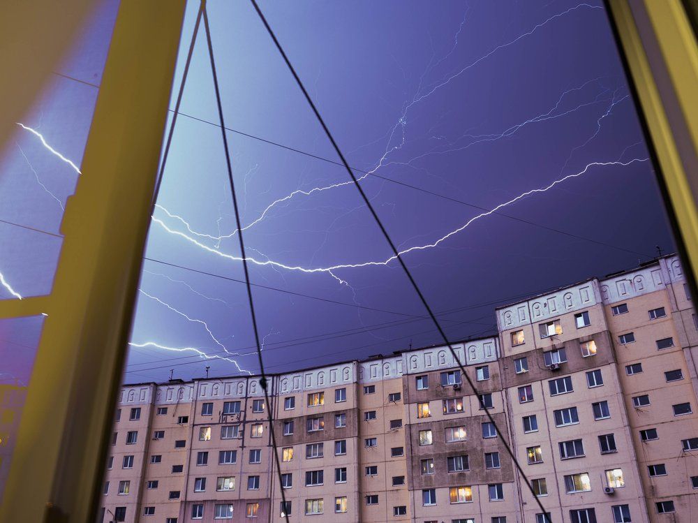 Молния в моем окошке