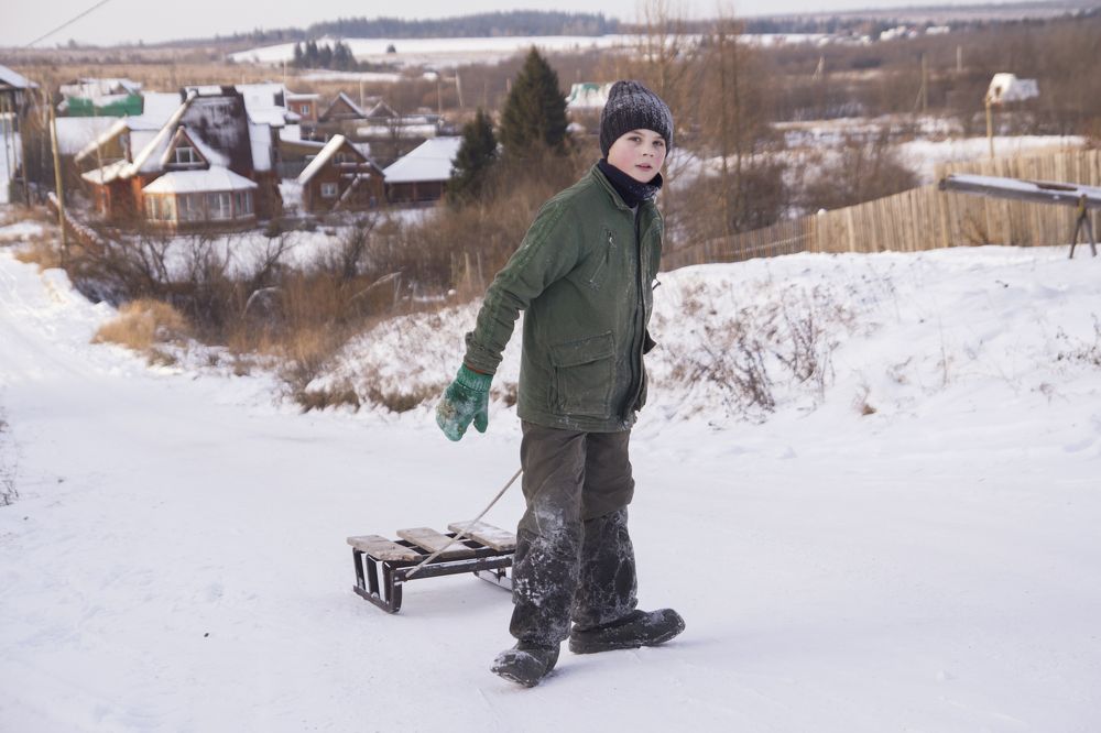Зима в деревне