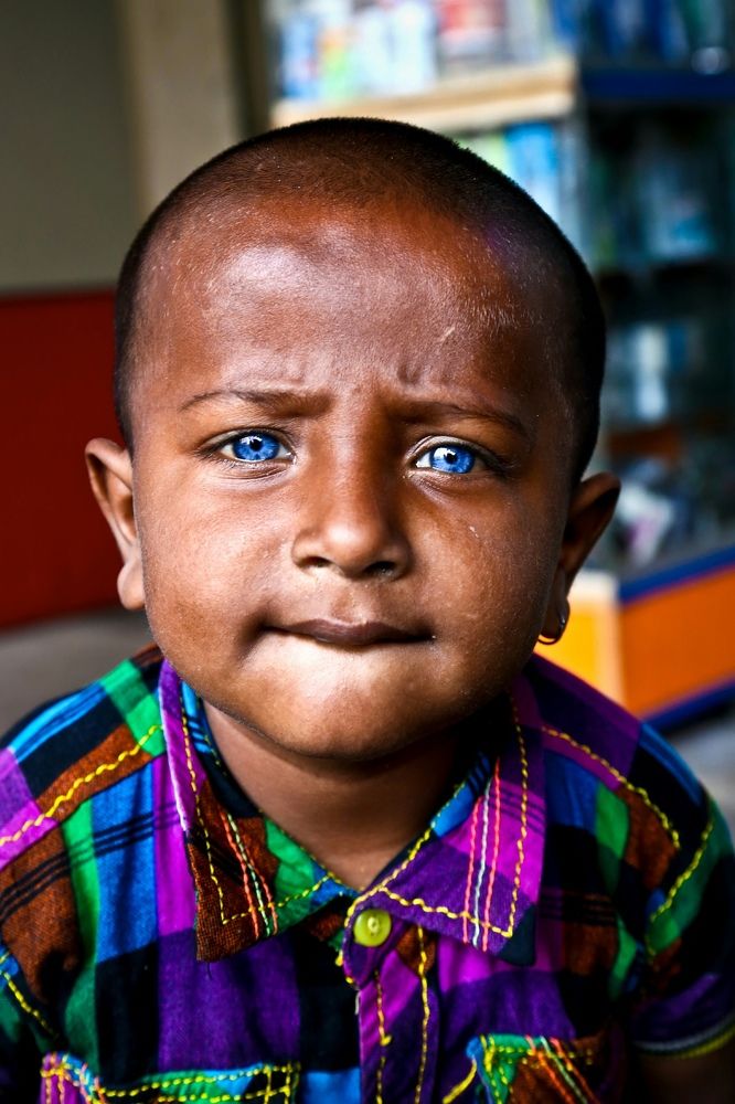 The Blue shainy Eyes