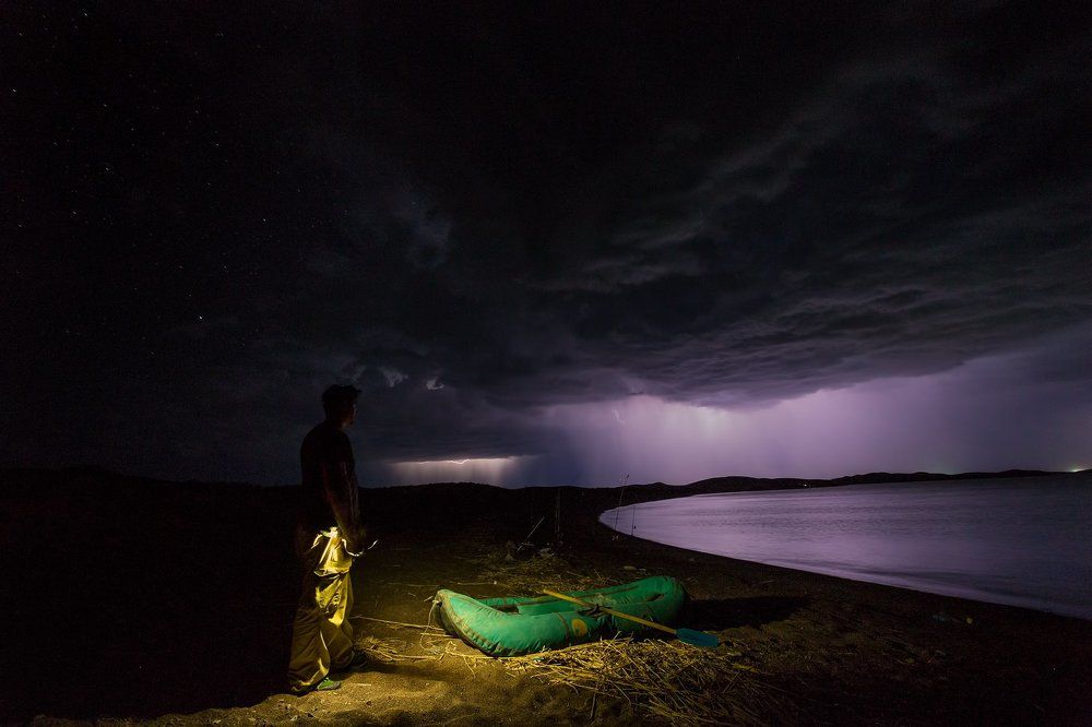 наблюдая за грозой