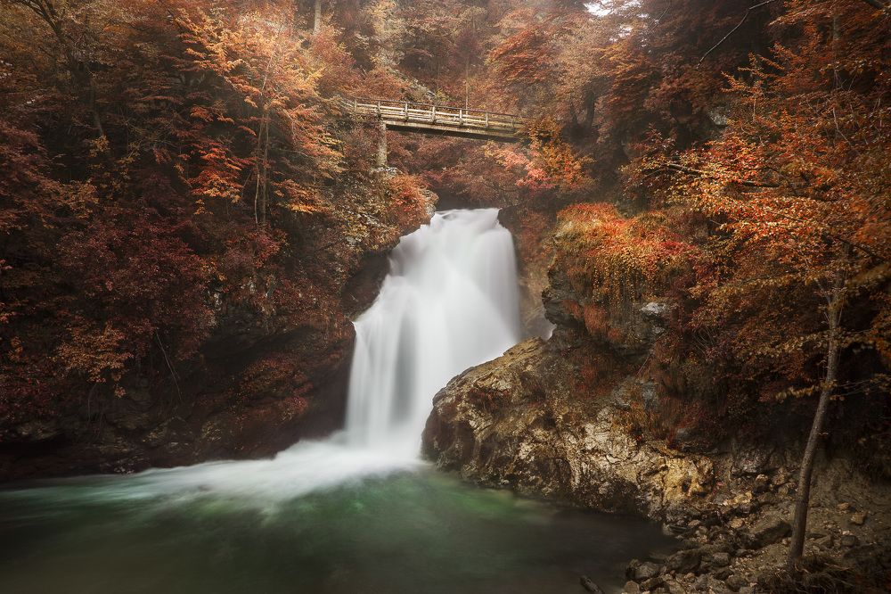 The brigde & waterfall