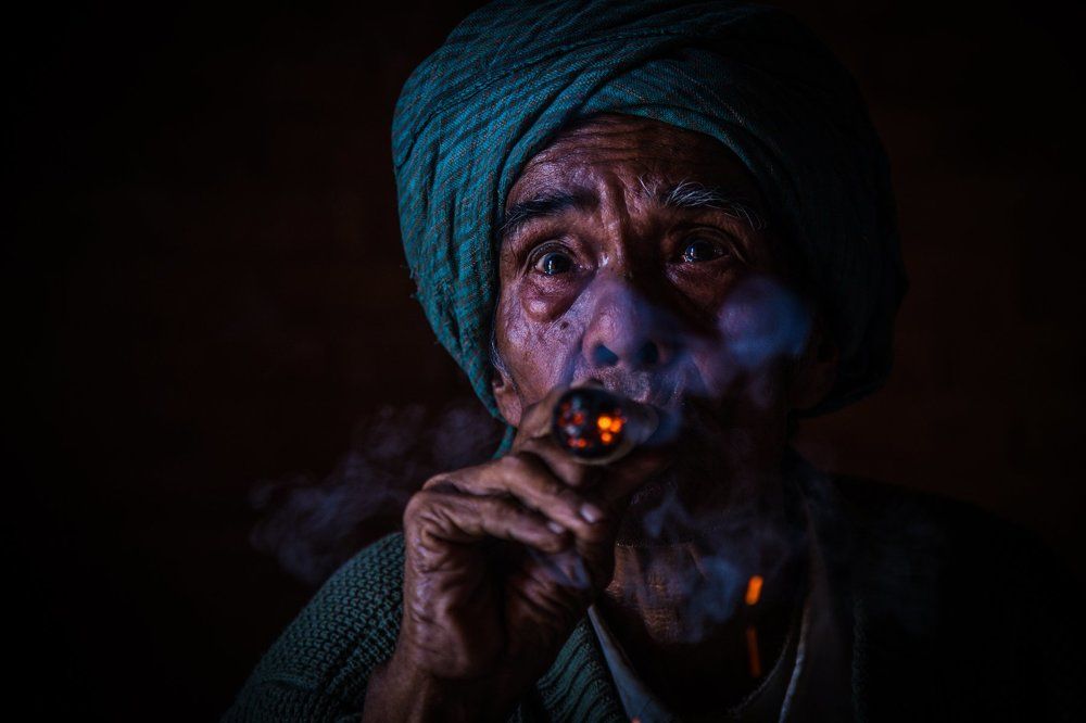 Old Man from Myanmar