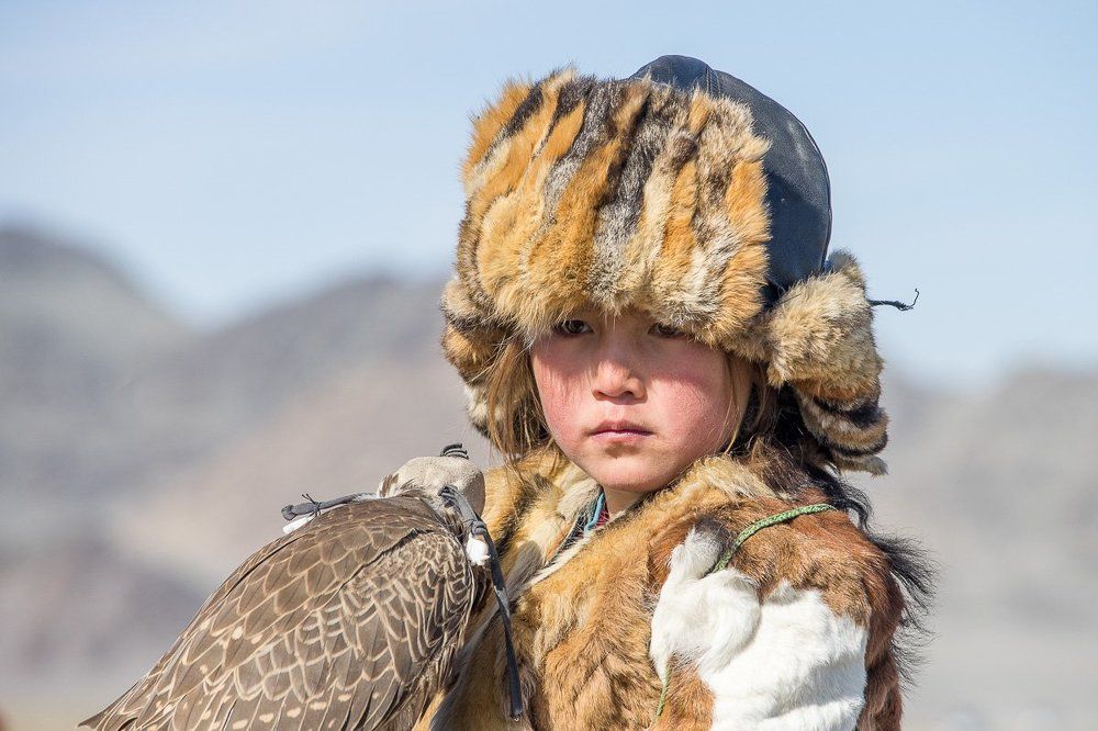 Юная охотница-беркутчи
