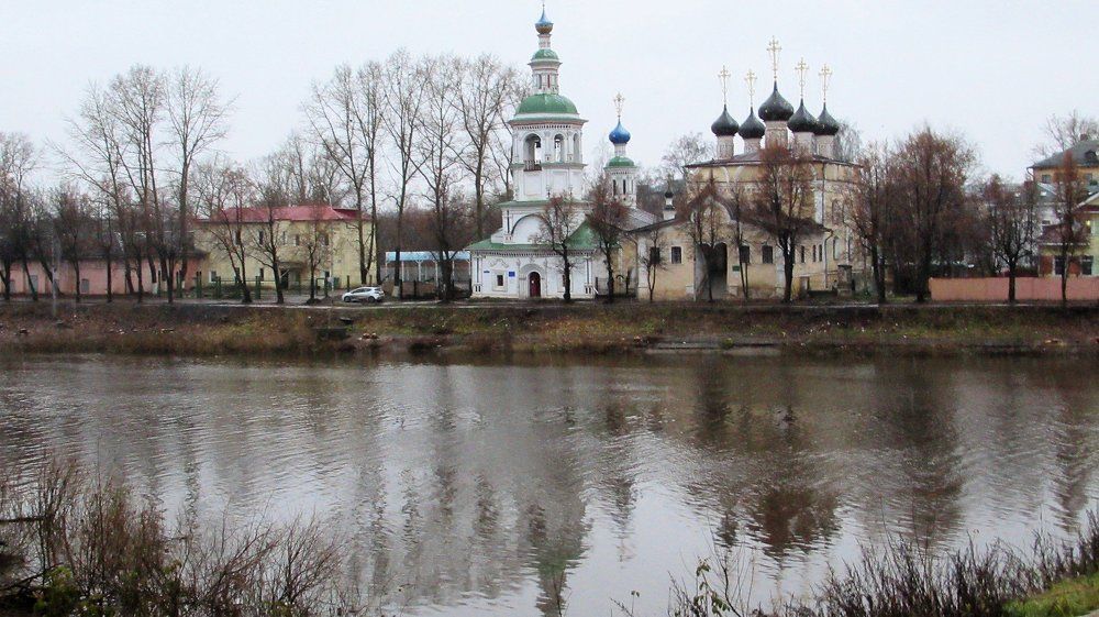 Вологодская набережная. Дождливый ноябрь