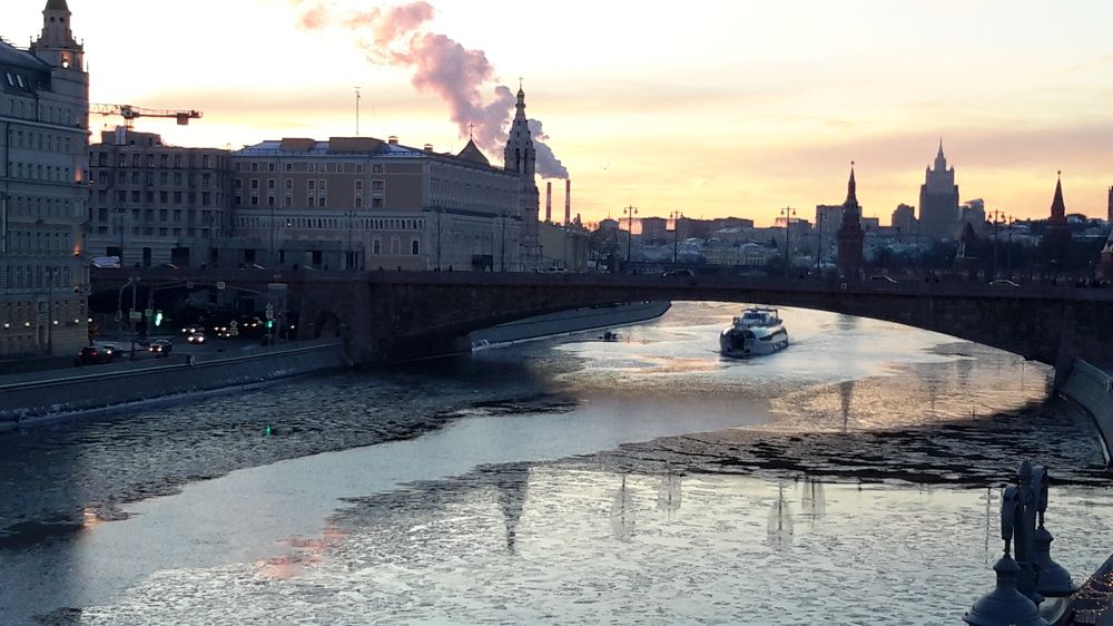 Закат над Москва-рекой