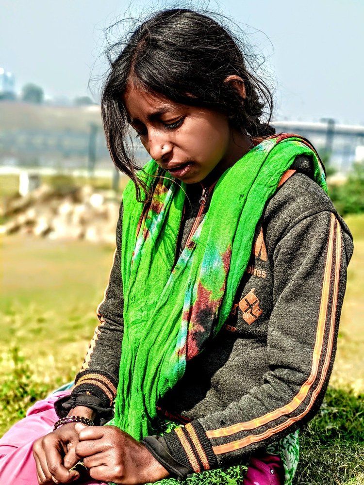 Random picture of a girl by my phone!