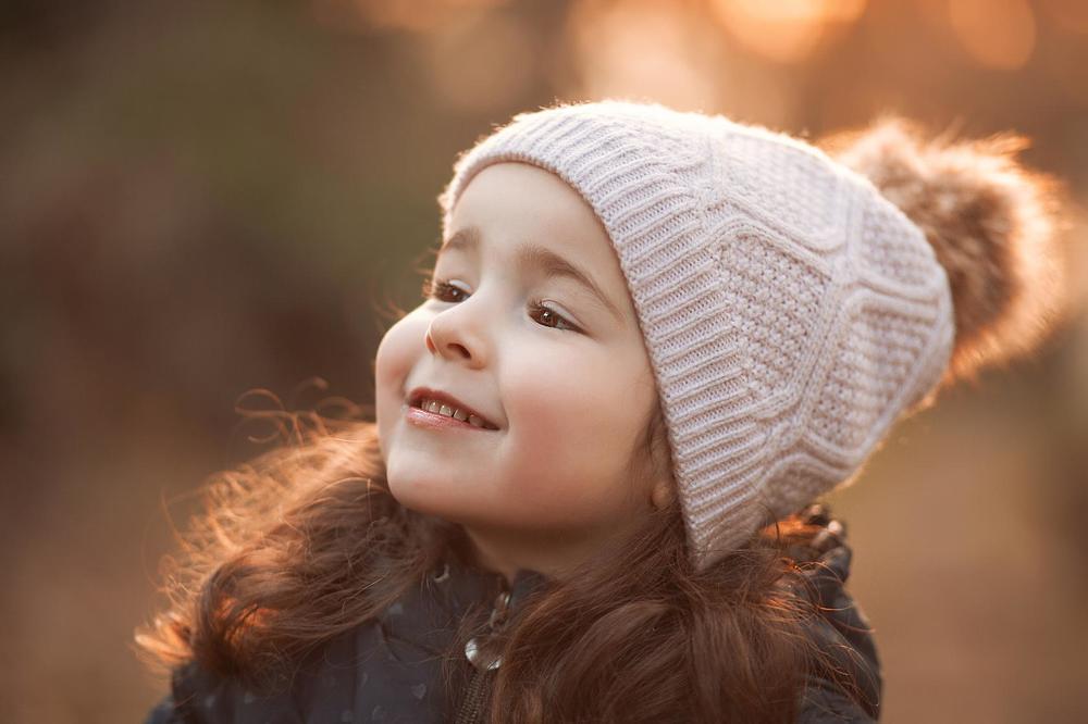 в лучах зимнего заката