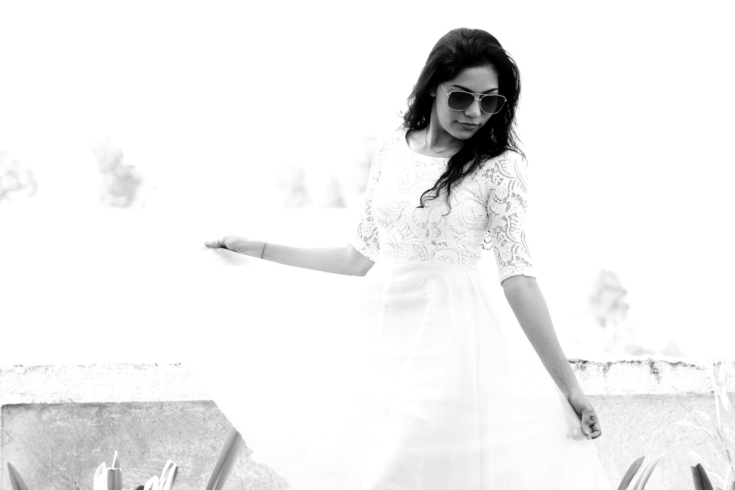 Beauty with Black and White shades